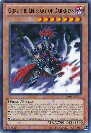 Gorz the Emissary of Darkness (Starfoil) (BP01-EN014) Starfoil Rare - Near Mint Unlimited