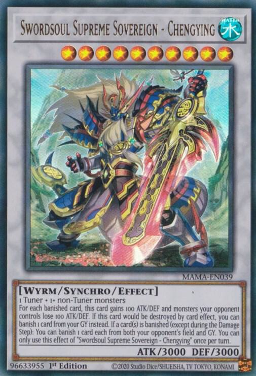 Swordsoul Supreme Sovereign - Chengying (MAMA-EN039) 1st Edition