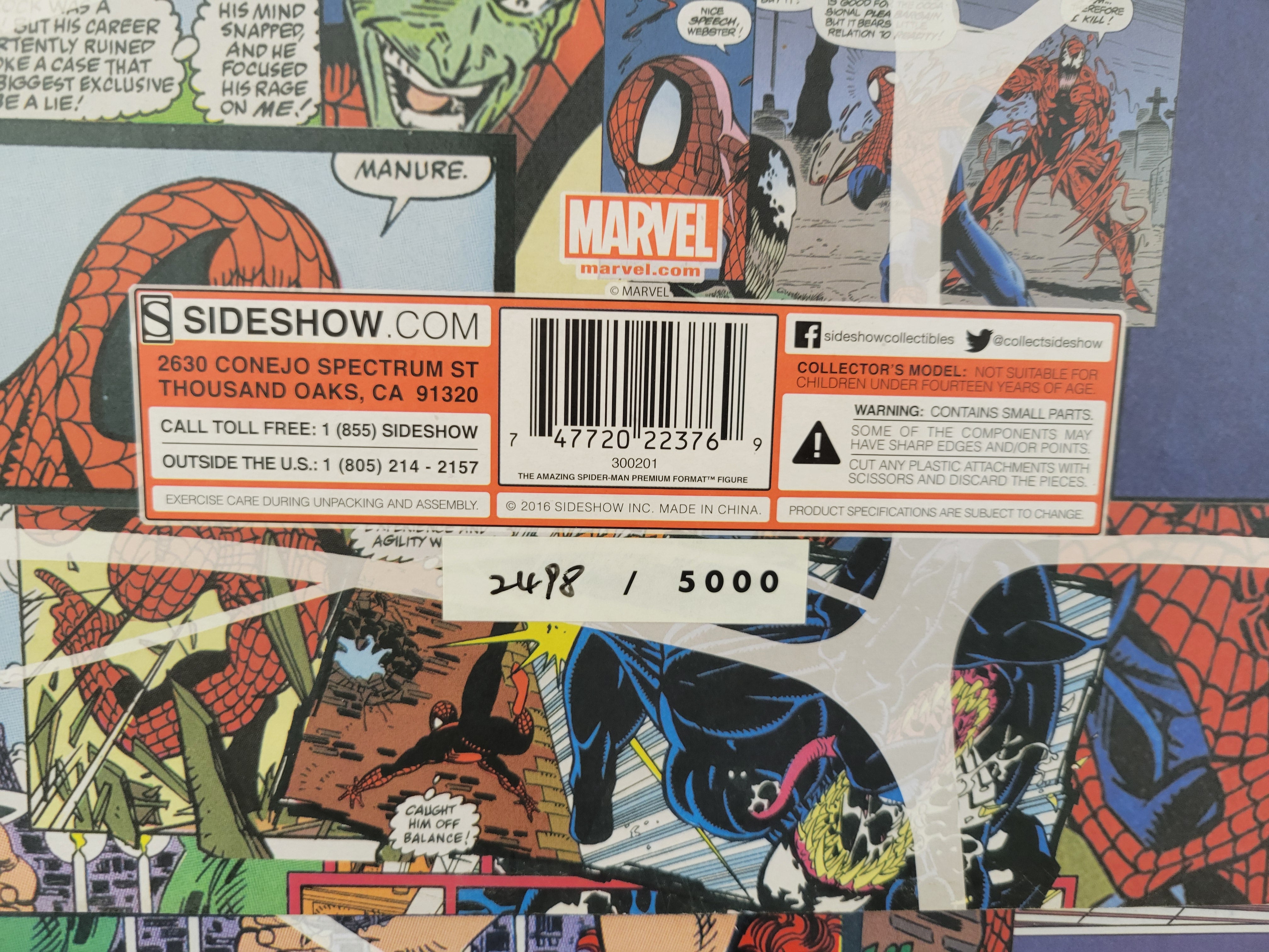 Sideshow: Marvel - Amazing Spider-Man Collector Edition Premium Format Figure (Opened)