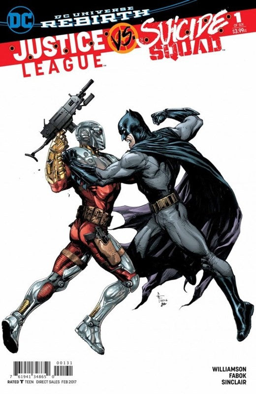 Justice League Vs. Suicide Squad (2017Series) #2-4, 6 A COVER (6.0) Comic bundle