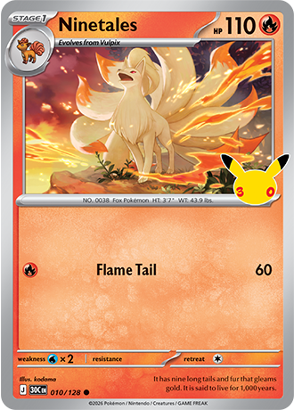Ninetales - 010/128 (30C) Common