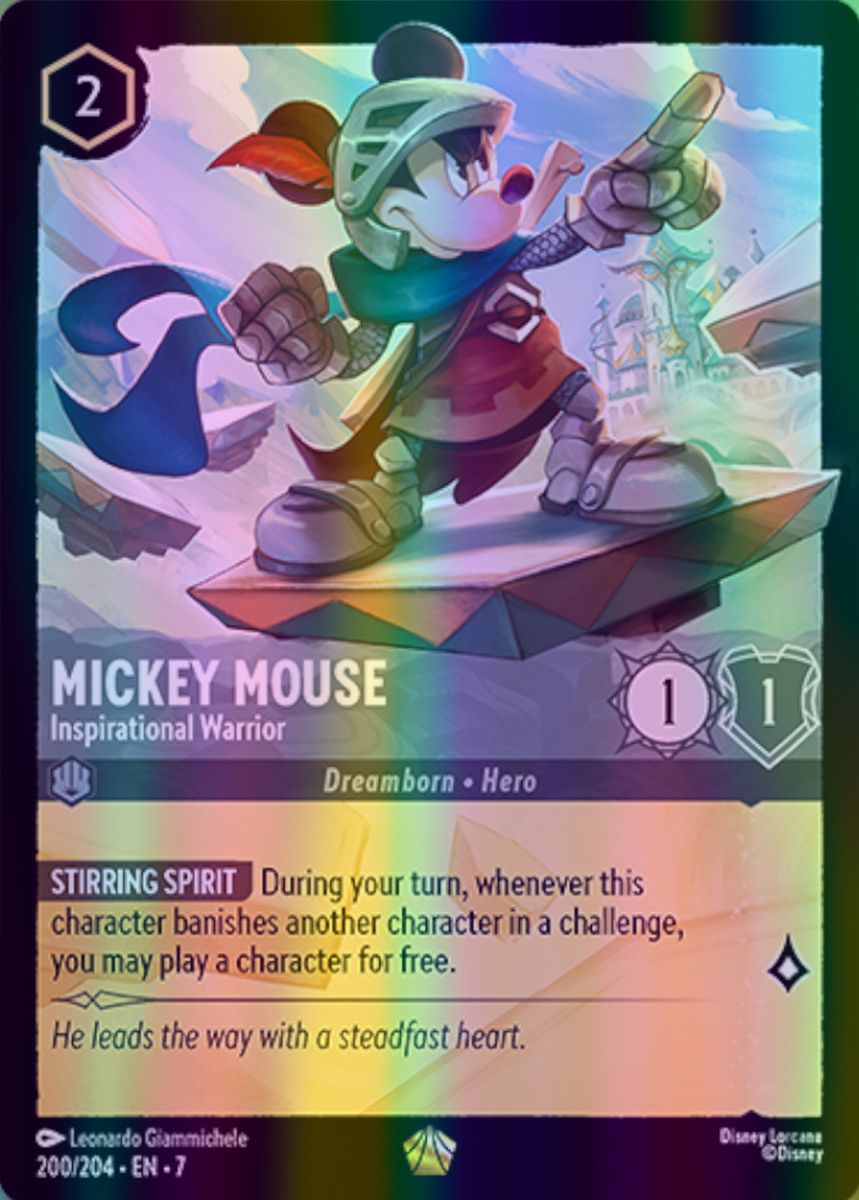 Mickey Mouse - Inspirational Warrior (Archazia's Island - 200/204) Legendary