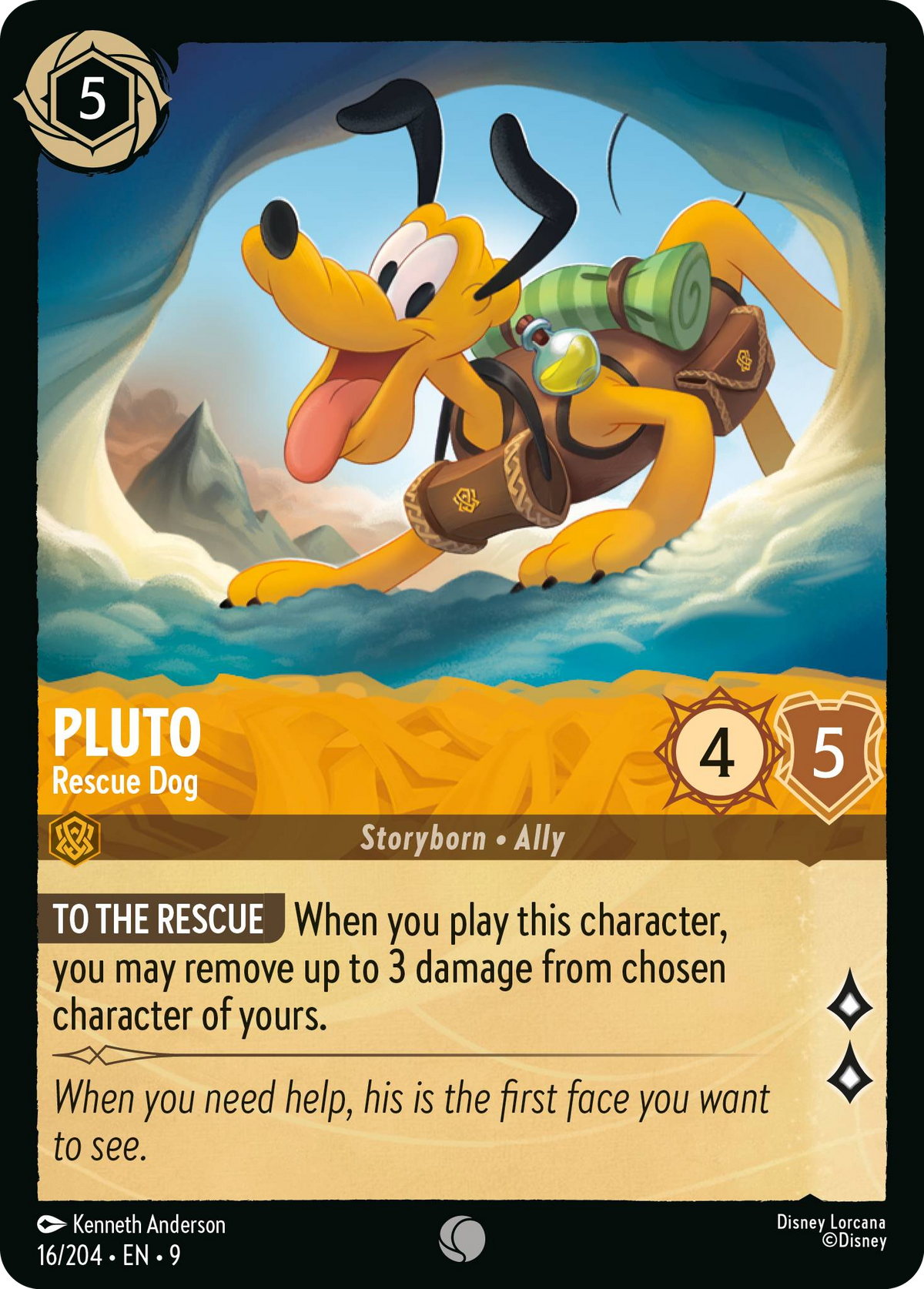 Pluto - Rescue Dog (016/204 - Fabled) Common