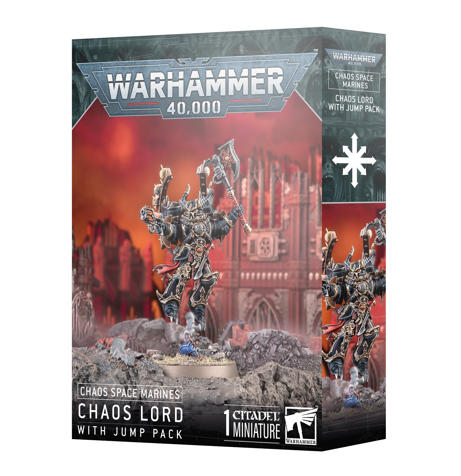 40K: Heretic Astartes: Chaos Space Marines - Chaos Lord with Jump Pack