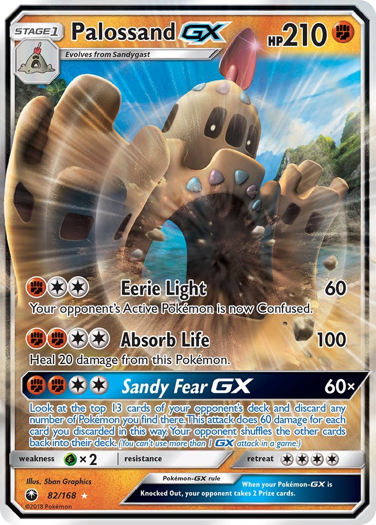 Palossand GX - 082/168 (CES) Ultra Rare - Near Mint Holofoil