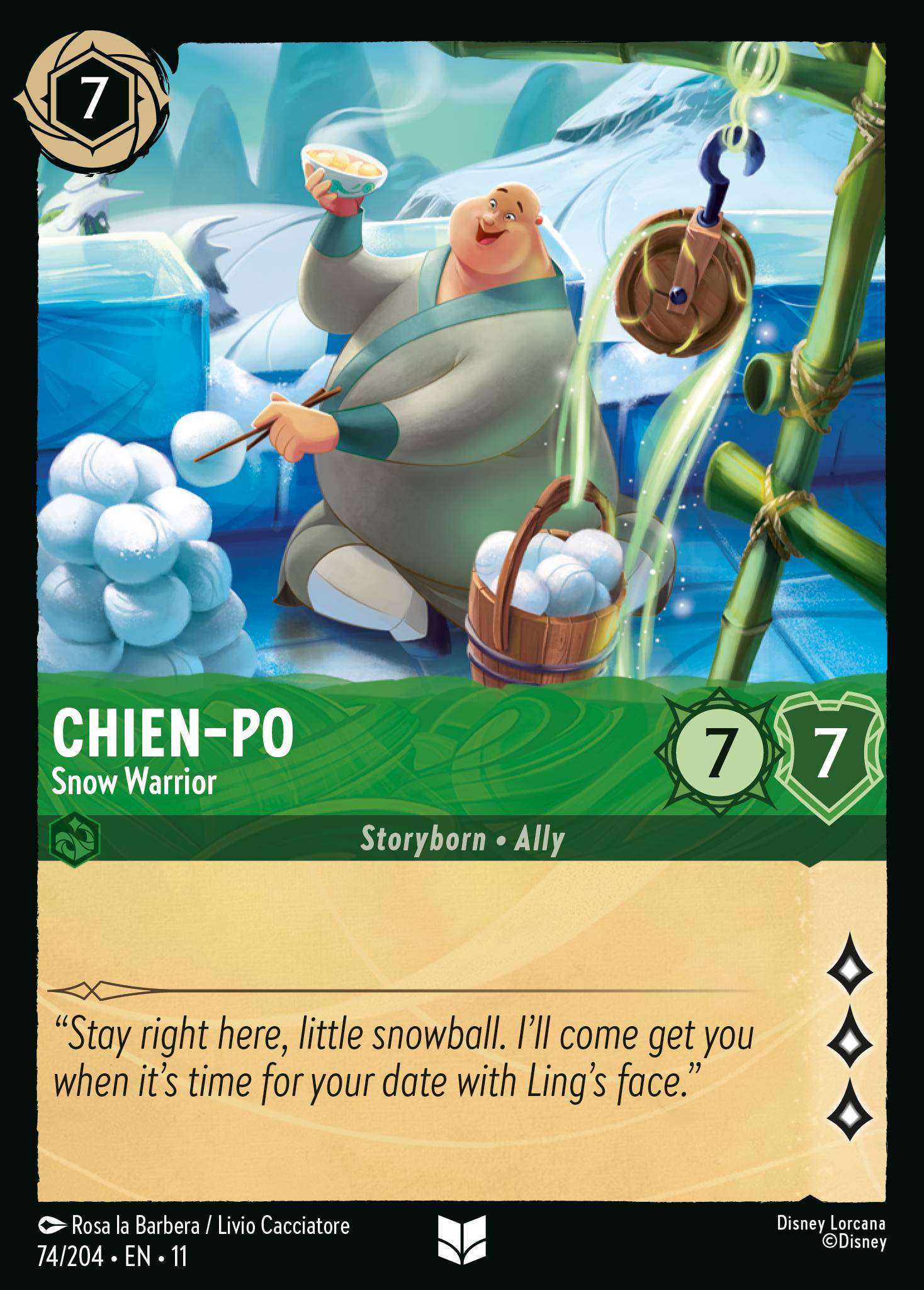 Chien-Po - Snow Warrior (074/204 - Winterspell) Uncommon
