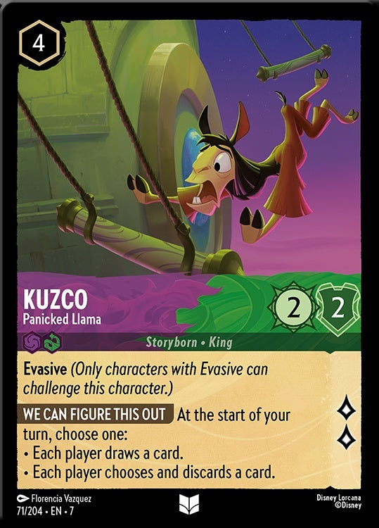 Kuzco - Panicked Llama (Archazia's Island - 071/204) Uncommon