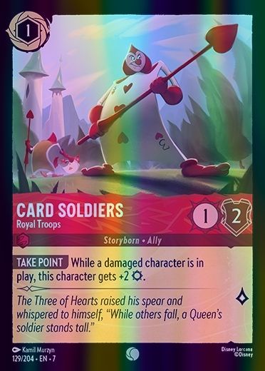 Card Soldiers - Royal Troops (Archazia's Island - 129/204) Common