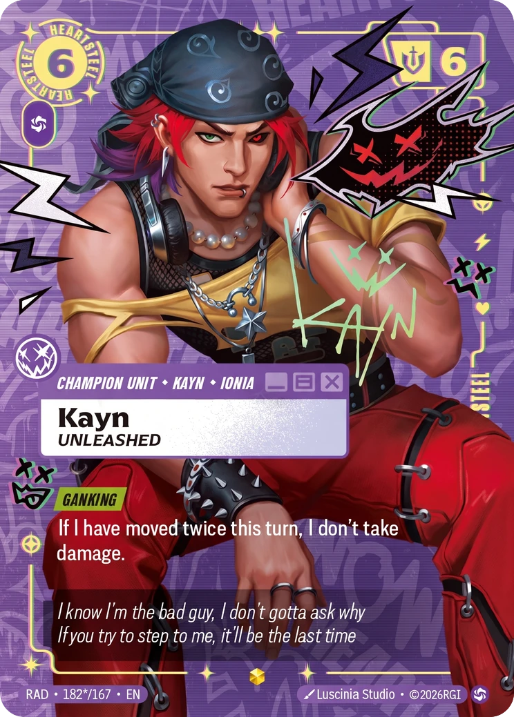Kayn, Unleashed (Heartsteel Signature) - 182*/167 (RAD) Showcase