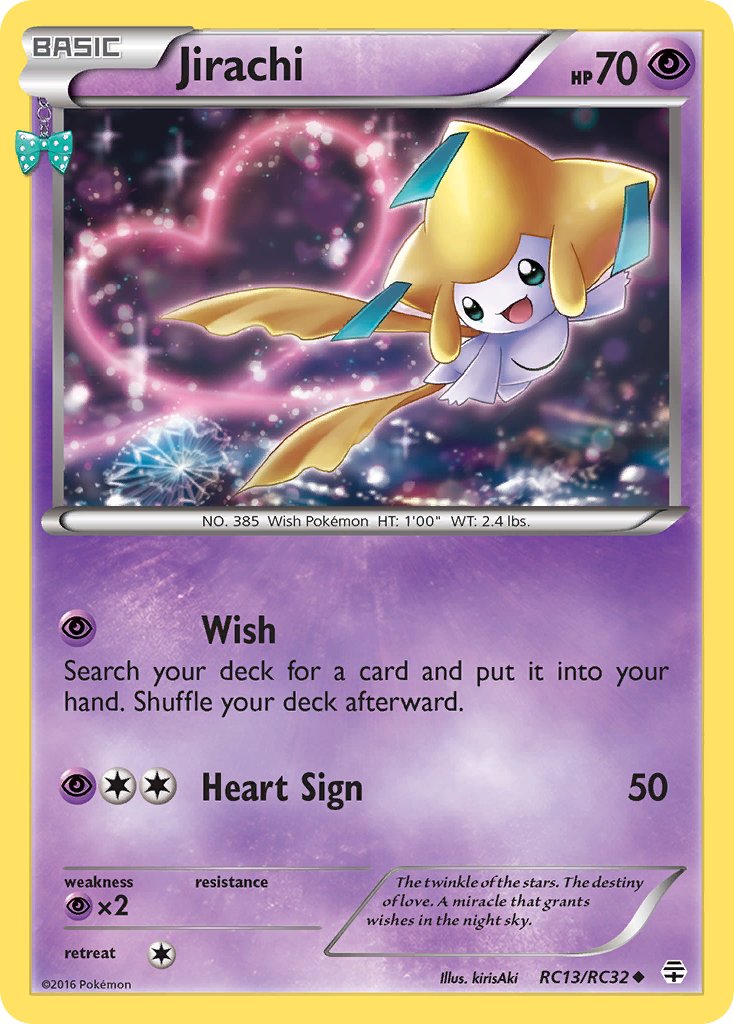 Jirachi - RC13/RC32 (GEN:RC) Uncommon - Near Mint Holofoil