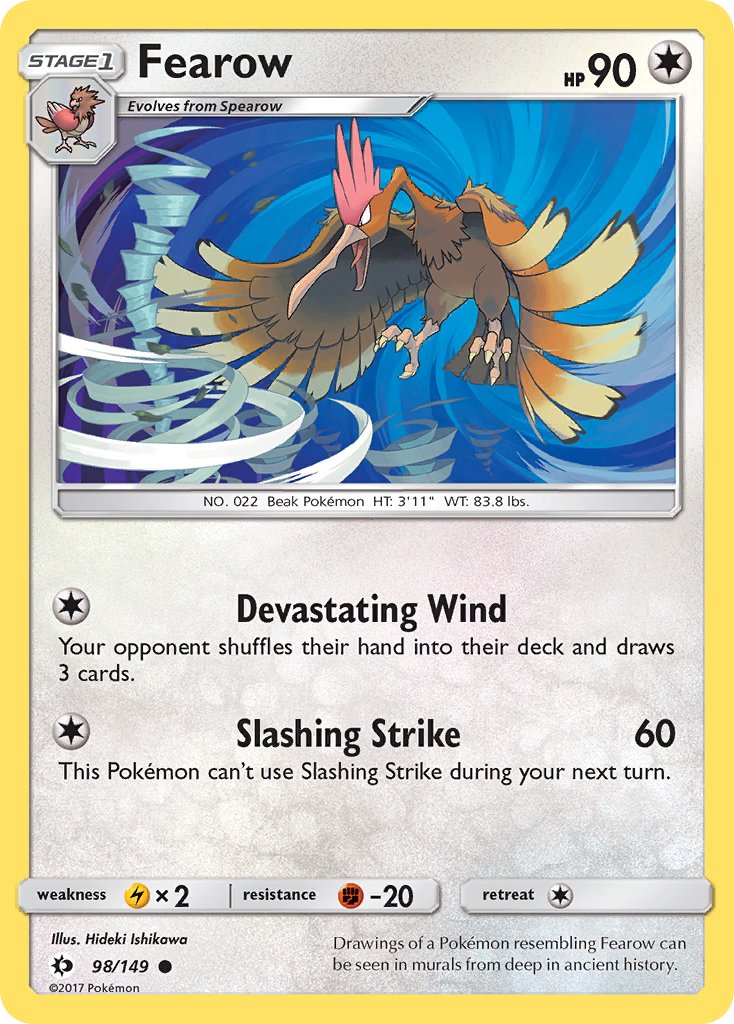 Fearow - 098/149 (SM01) Common - Near Mint