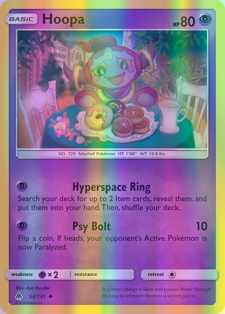 Hoopa - 054/131 (FLI) Uncommon - Near Mint Reverse Holofoil
