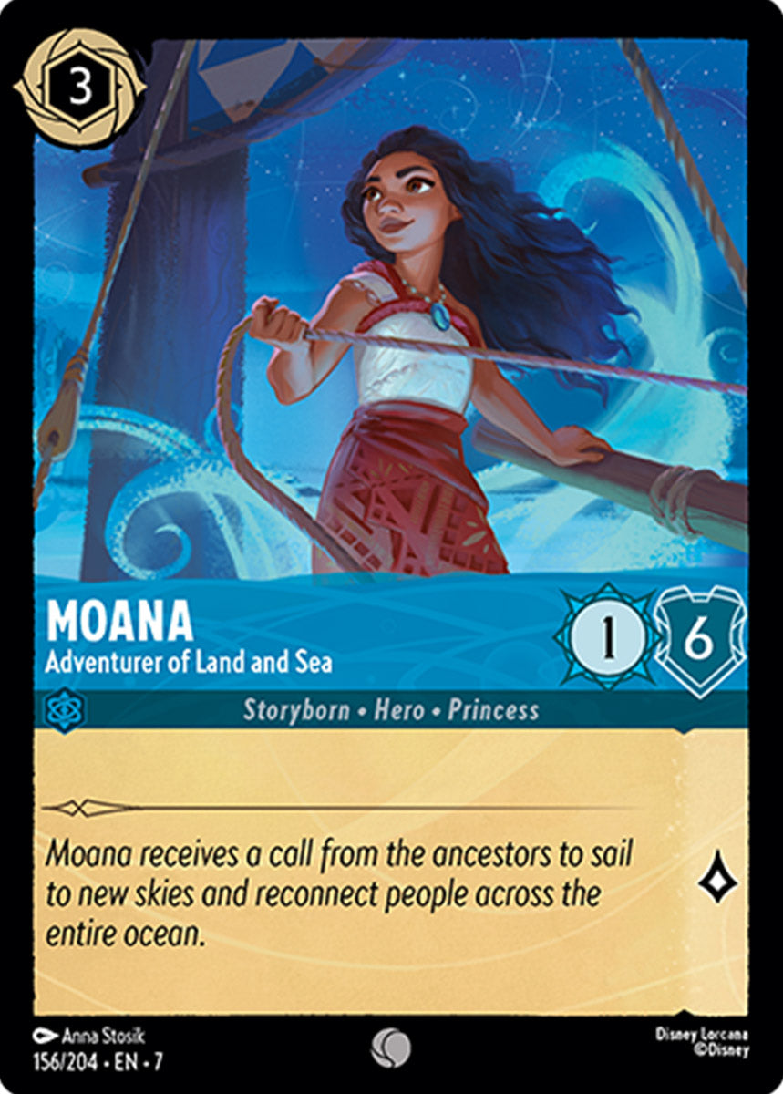 Moana - Adventurer of Land and Sea (Archazia's Island - 156/204) Common