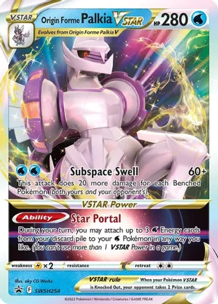 Origin Forme Palkia VSTAR - SWSH254 (SWSH:PR) Promo - Near Mint Holofoil