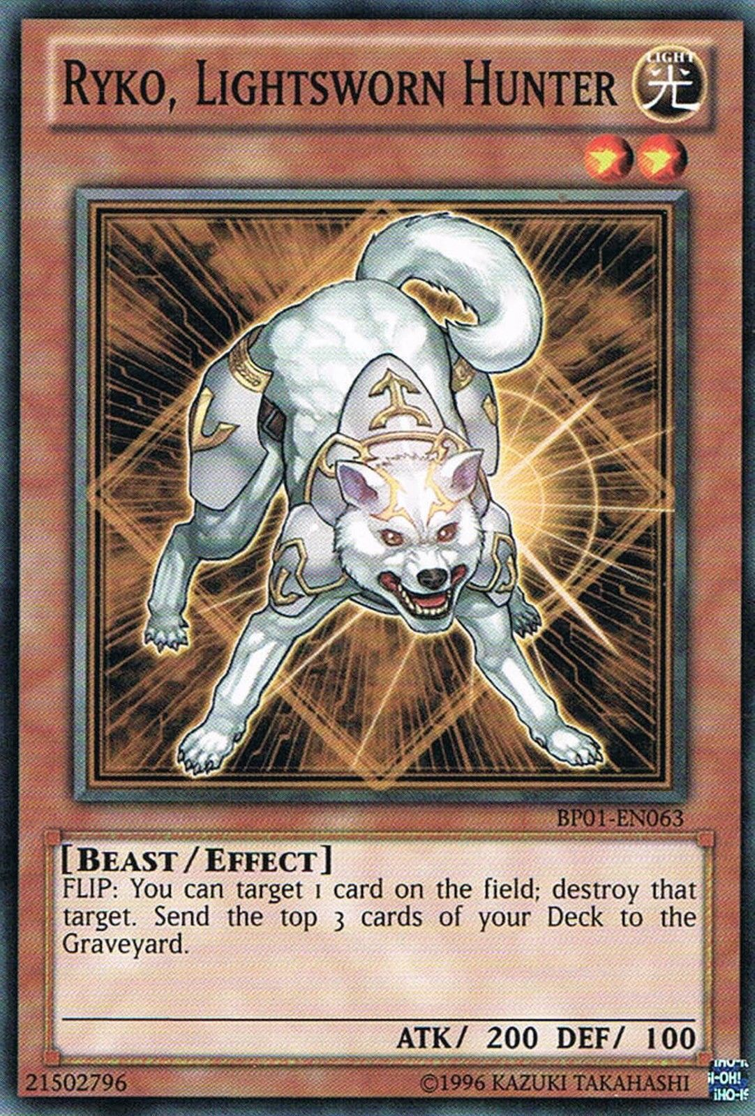 Ryko, Lightsworn Hunter (BP01-EN063) Common - Near Mint Unlimited