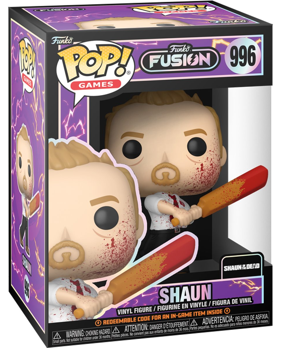 POP Figure: Funko Fusion #0996 - Shaun with Bat