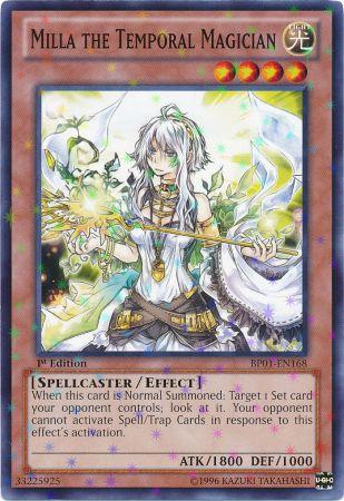 Milla the Temporal Magician (Starfoil) (BP01-EN168) Starfoil Rare - Near Mint 1st Edition