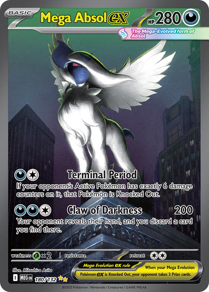 Mega Absol ex - 180/132 (MEG) Special Illustration Rare