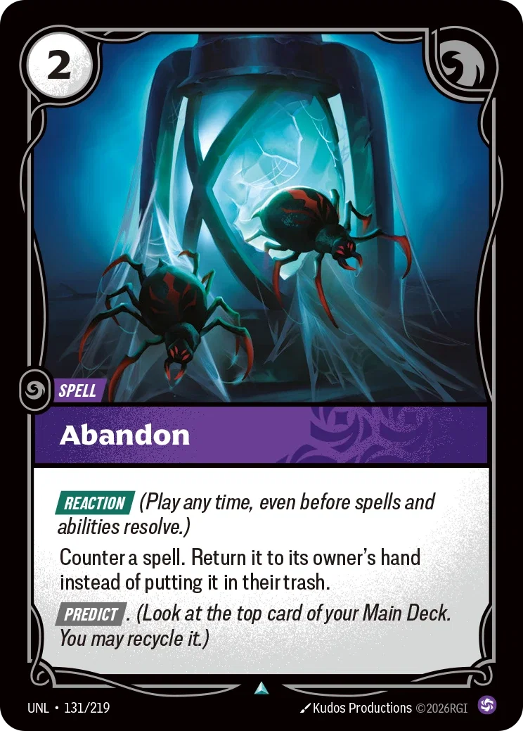 Abandon - 131/219 (UNL) Uncommon
