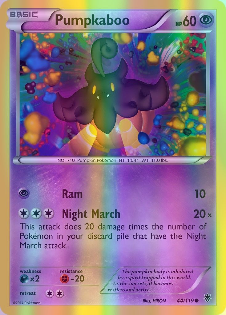 Pumpkaboo - 044/119 (PHF) Common - Near Mint Reverse Holofoil