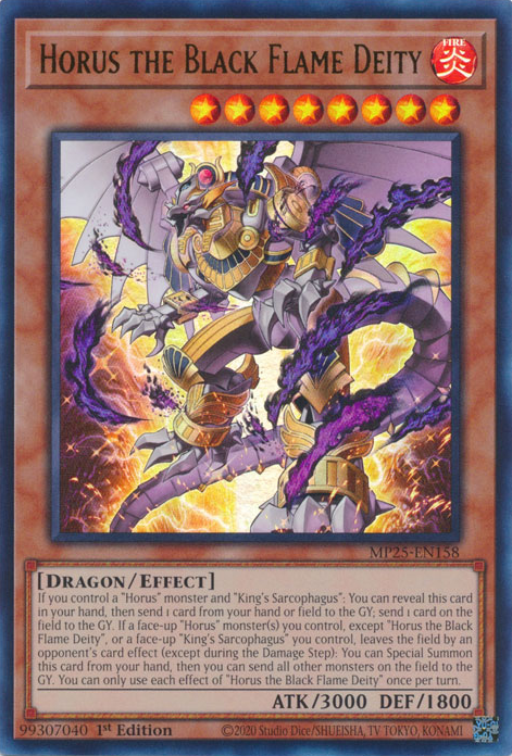 Horus the Black Flame Deity (MP25-EN158)