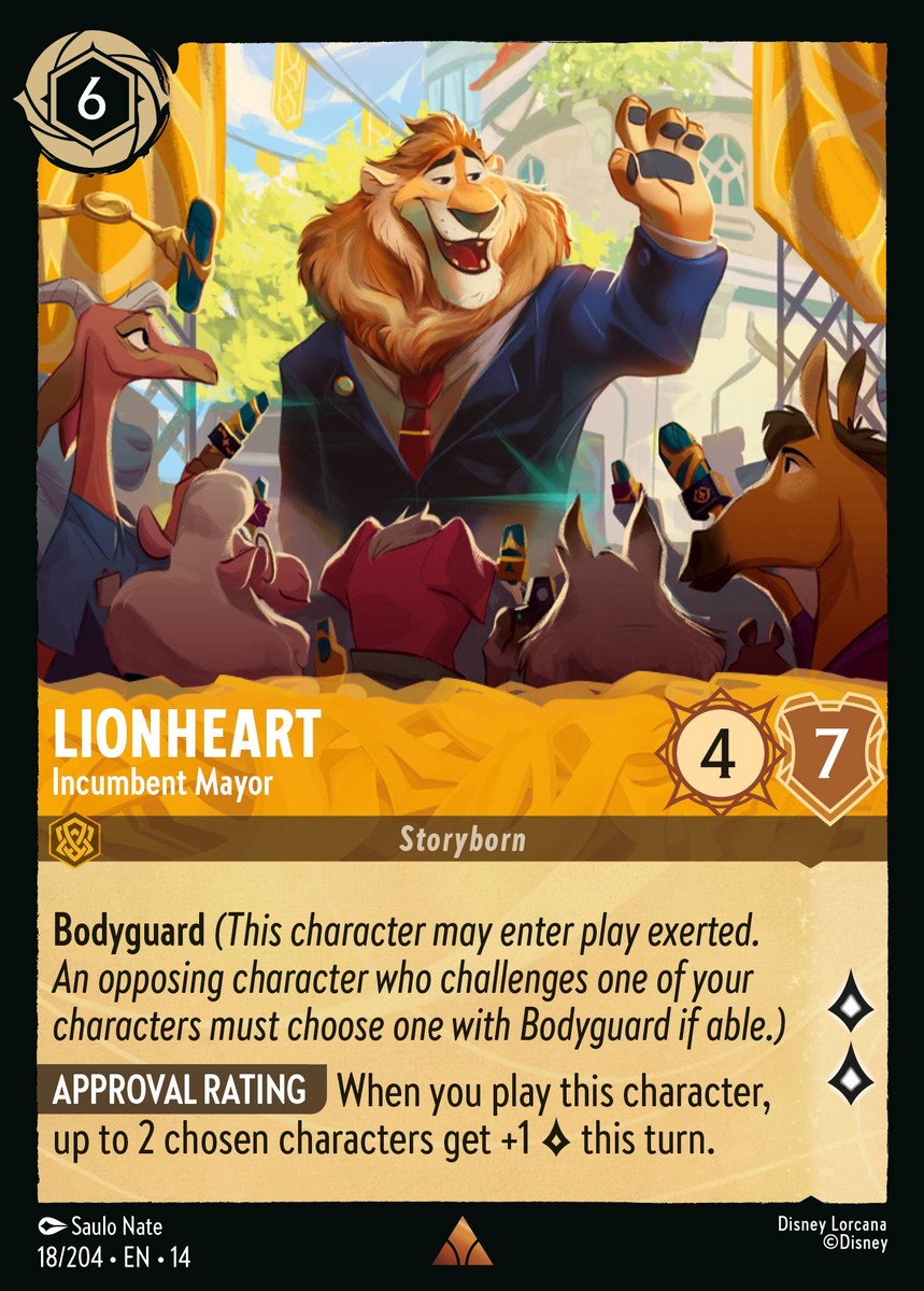 Lionheart - Incumbent Mayor (018/204 - Hyperia City) Rare
