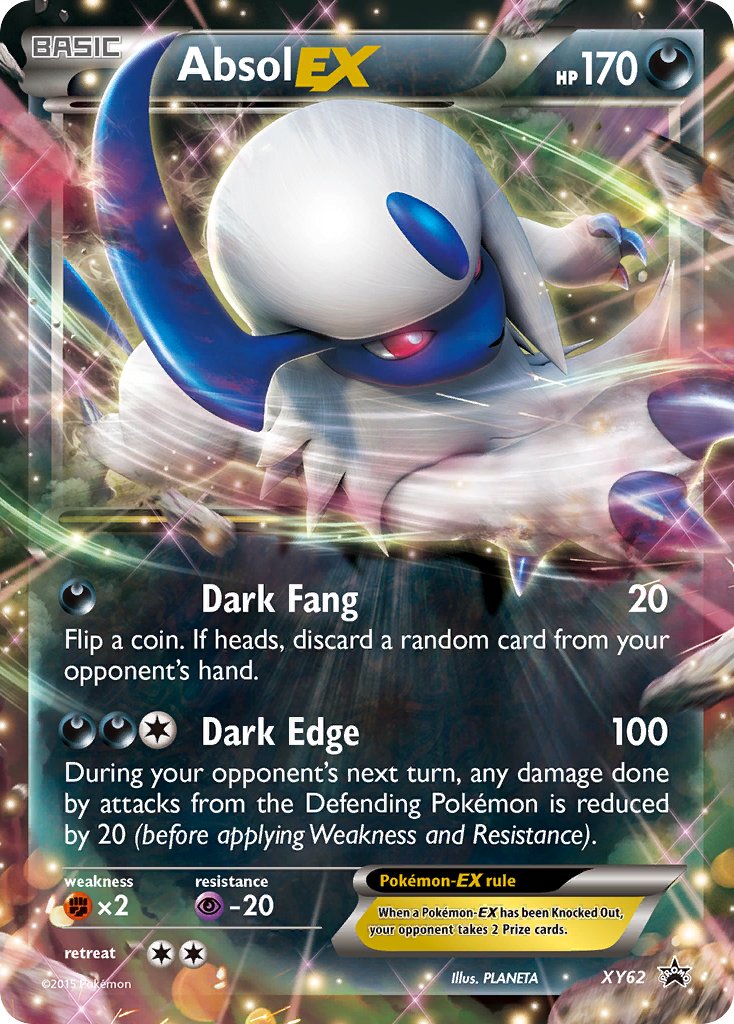 Absol EX - XY62 (XY:PR) Promo - Near Mint Holofoil