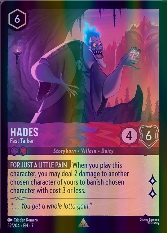 Hades - Fast Talker (Archazia's Island - 052/204) Rare
