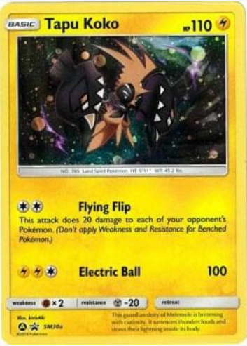 Tapu Koko - SM30a (SM:PR) Alternate Art Promo - Lightly Played Holofoil