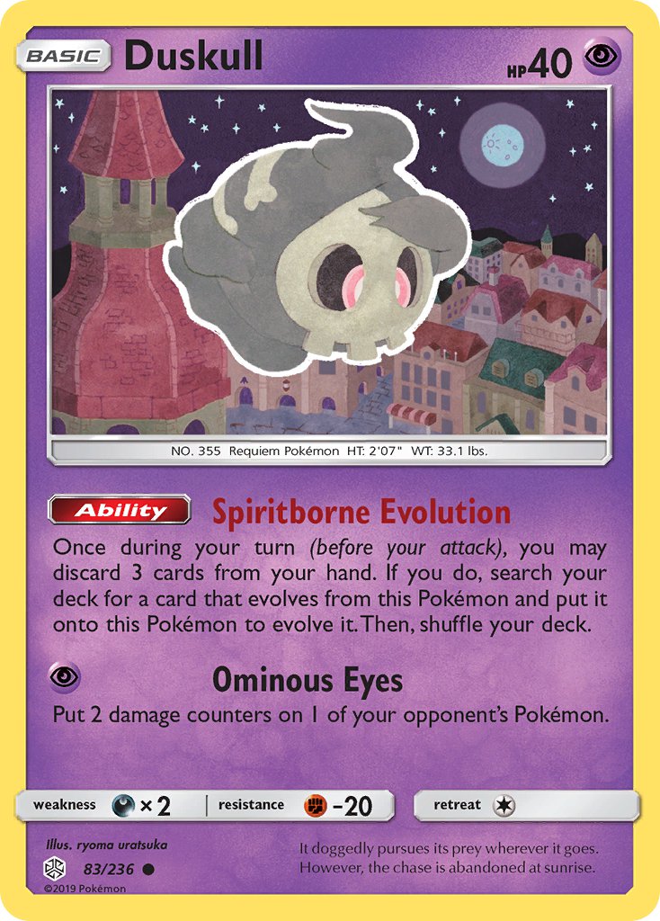 Duskull - 083/236 (CEC) Common - Near Mint