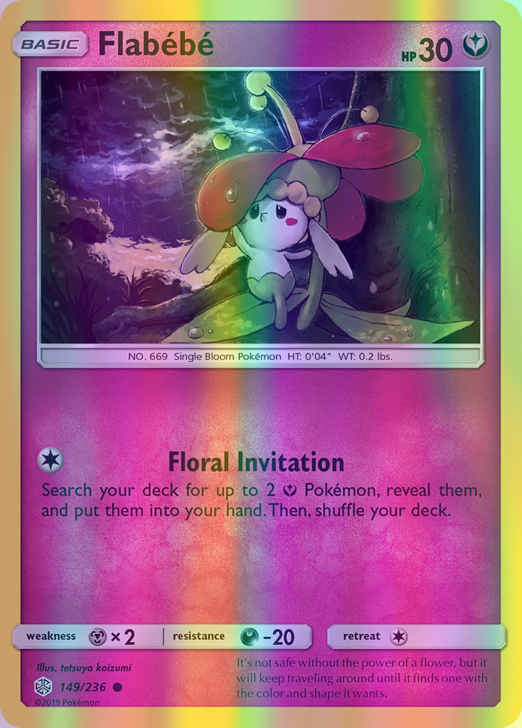 Flabebe - 149/236 (CEC) Common - Near Mint Reverse Holofoil