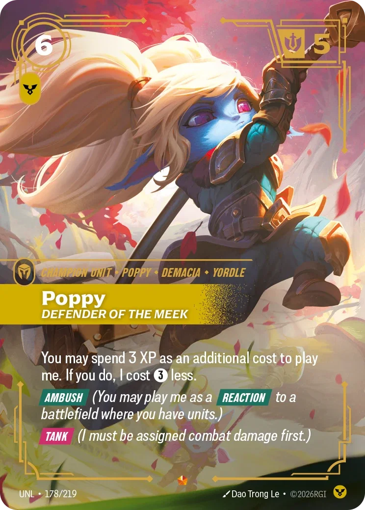 Poppy - Defender of the Meek - 178/219 (UNL) Epic