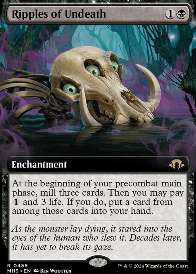 Ripples of Undeath #0455 Extended Art (MH3-R)