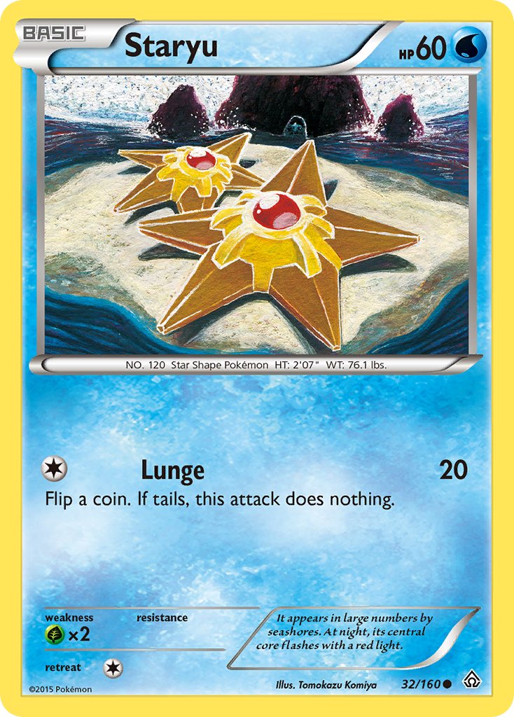 Staryu - 032/160 (PRC) Common - Near Mint