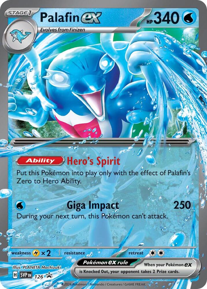 Palafin ex - 126 (SVP) Promo - Near Mint Holofoil