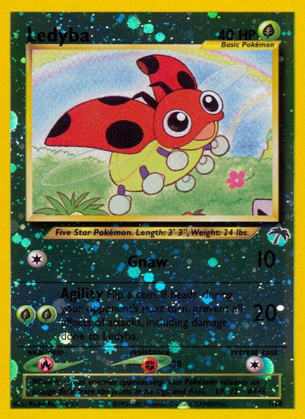 Ledyba - 07/18 (SI) Promo - Near Mint Reverse Holofoil