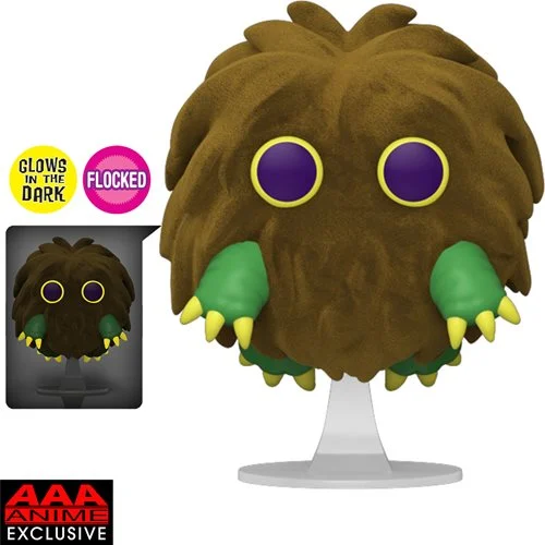 POP Figure: Yu-Gi-Oh #1455 - Kuriboh Flocked (Glow in the Dark)