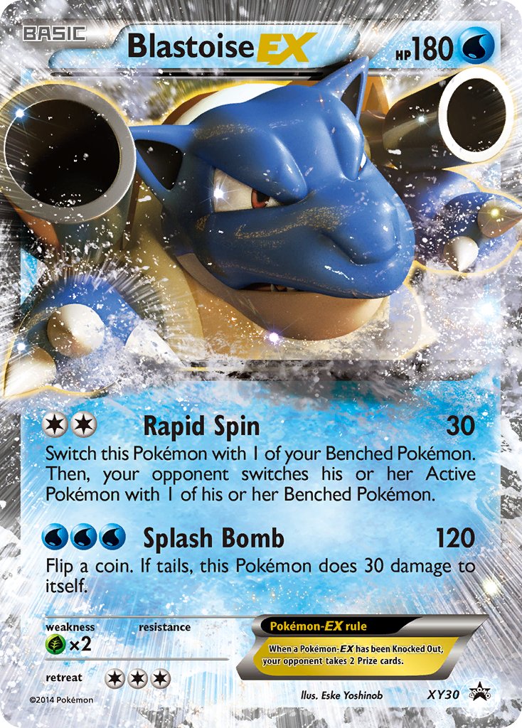 Blastoise EX - XY30 (XY:PR) Promo - Near Mint Holofoil