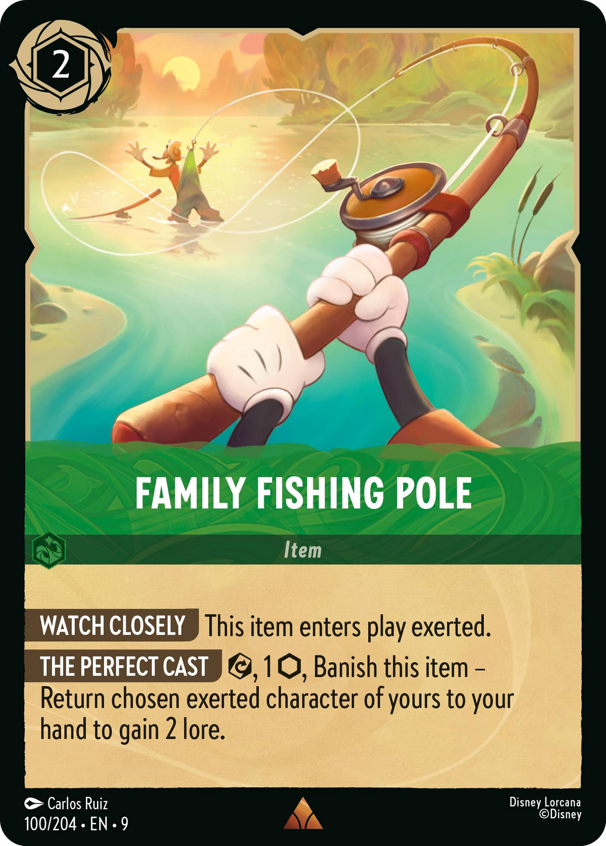 Family Fishing Pole (100/204 - Fabled) Rare