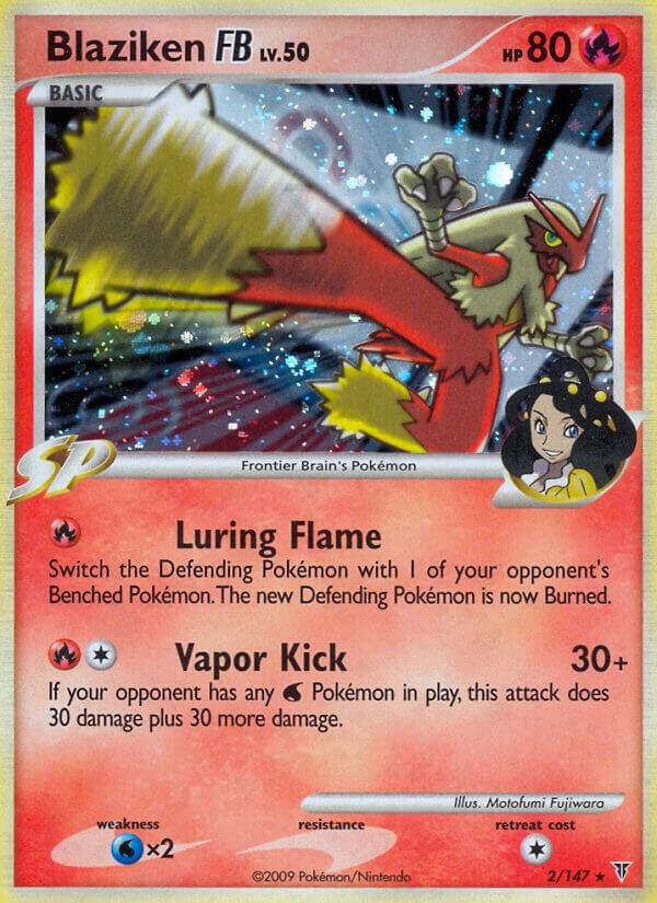 Blaziken FB - 2/147 (SV) Holo Rare - Heavy Play Holofoil
