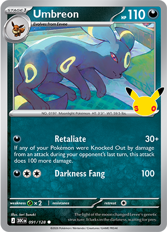 Umbreon - 091/128 (30C) Common