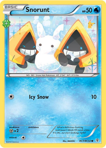 Snorunt - RC7/RC32 (GEN:RC) Common - Moderately Played