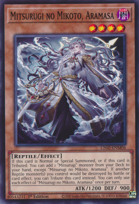 Mitsurugi no Mikoto, Aramasa (L26D-ENM06)