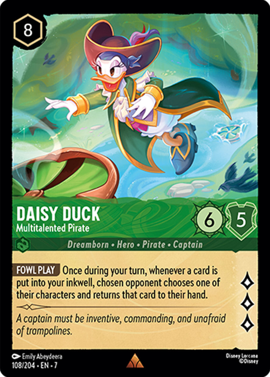 Daisy Duck - Multitalented Pirate (Archazia's Island - 108/204) Rare
