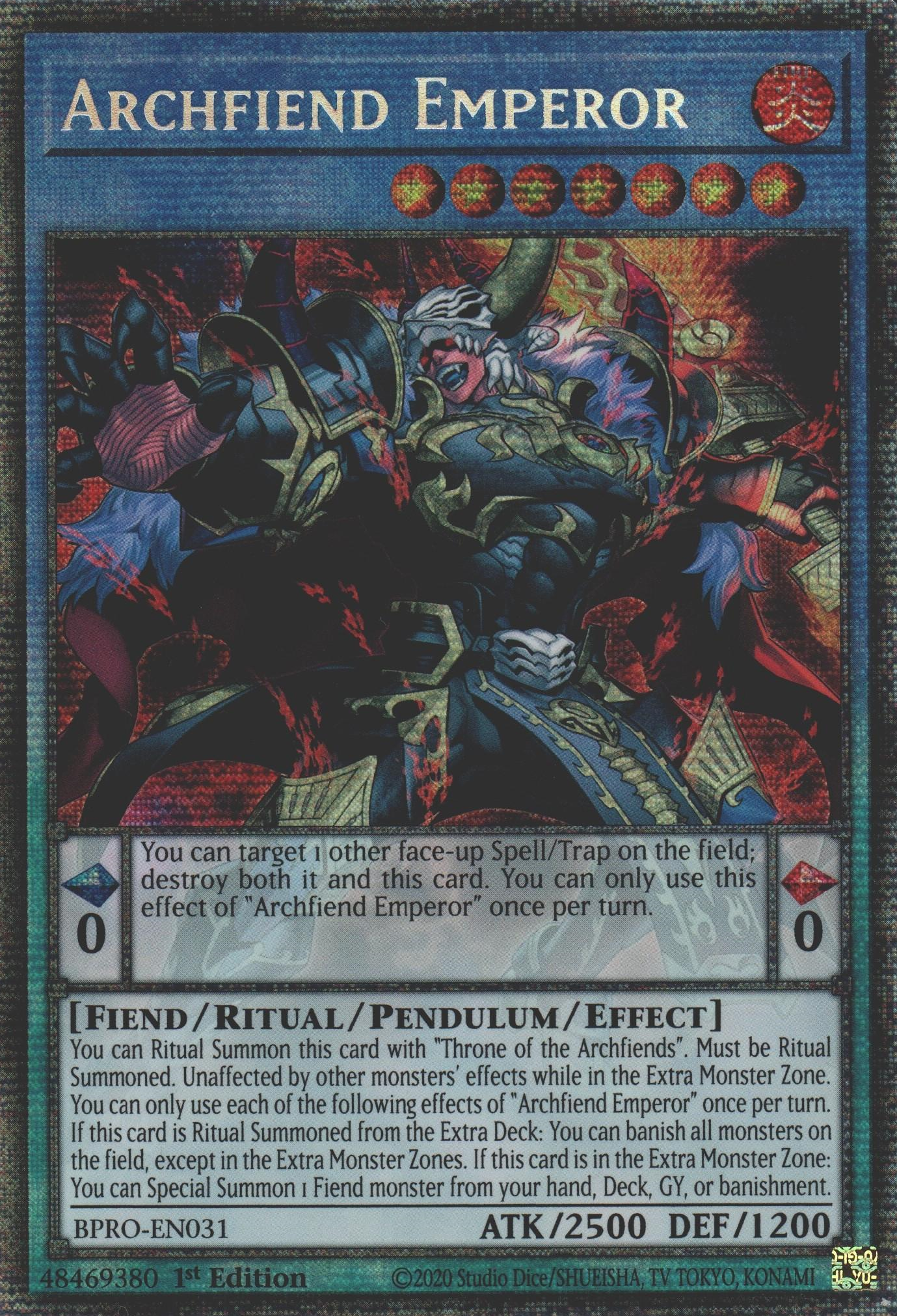 Archfiend Emperor (BPRO-EN031)