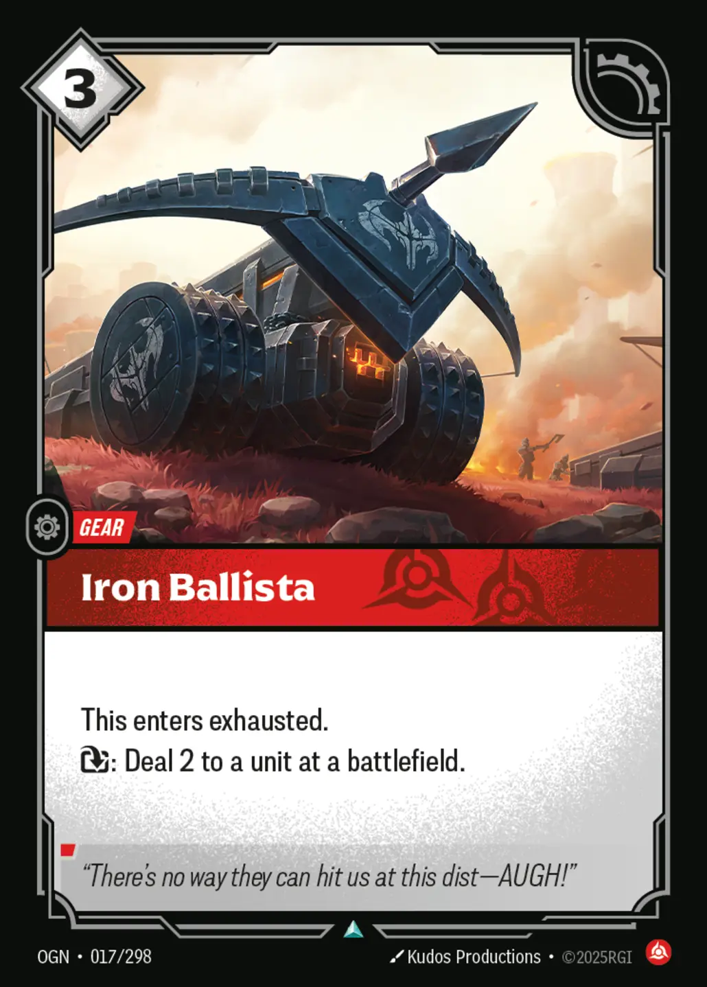 Iron Ballista - 017/298 (OGN) Uncommon