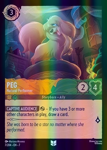 Peg - Natural Performer (Archazia's Island - 007/204) Uncommon