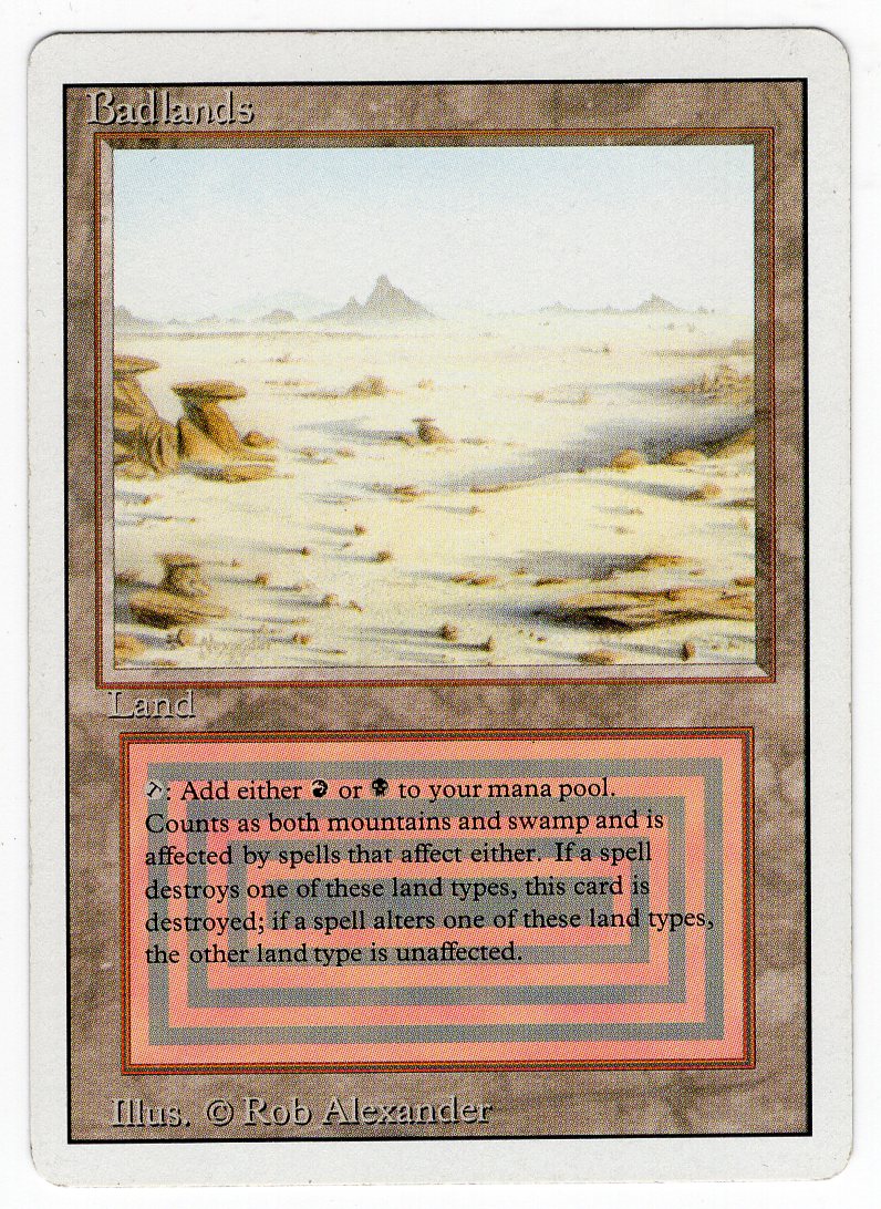 Badlands (3ED-R) Moderate Play