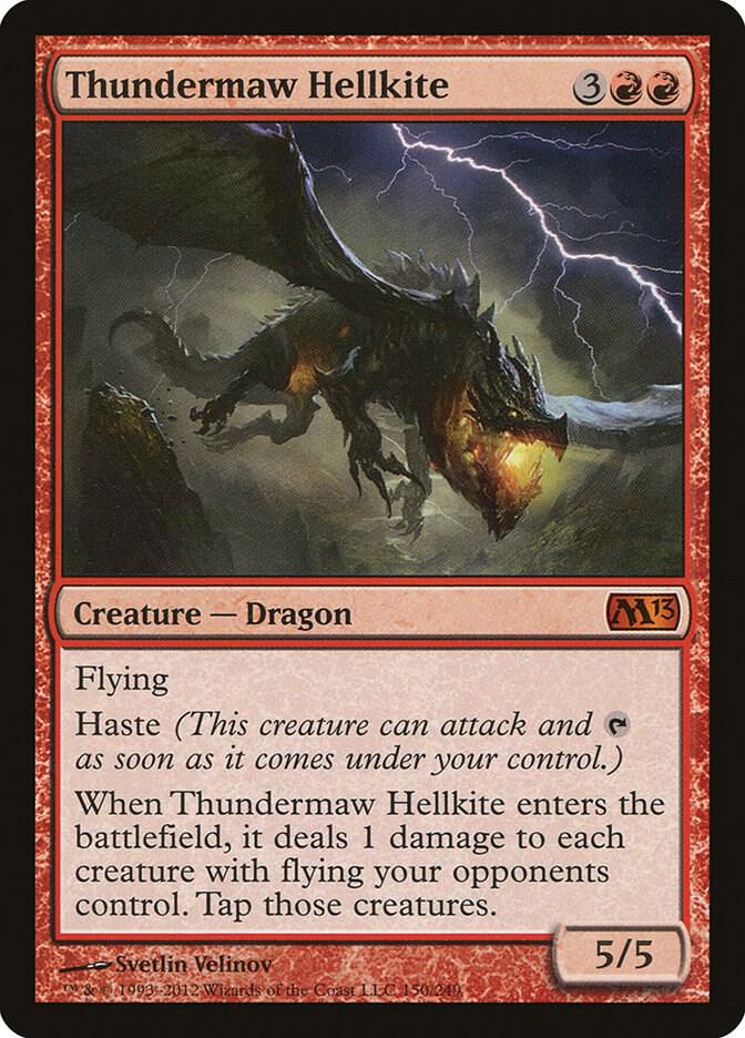 Thundermaw Hellkite (M13-M) Moderate Play
