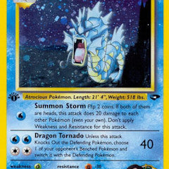 Giovanni's Gyarados - 5/132 (G2) Holo Rare - Moderate Play 1st Edition Holofoil